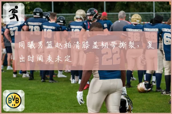 同曦男篮赵柏清膝盖韧带撕裂，复出时间表未定